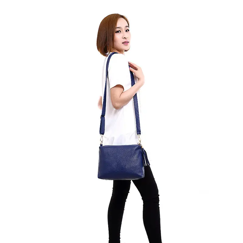 Classic Women Soft-Leatherfringetassel Leather Bag Crossbody Shoulder Messenger Design Bags 4