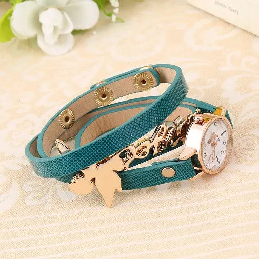 Classicbracelet Lady Quartz Wrist Watch 9 Color Optional Birthday Present 6