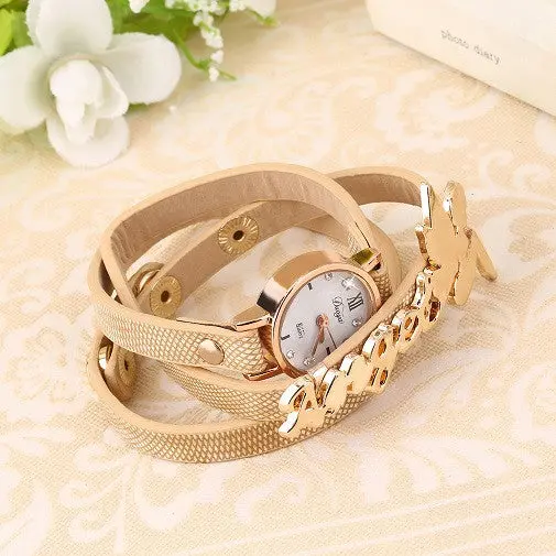 Classicbracelet Lady Quartz Wrist Watch 9 Color Optional Birthday Present 7