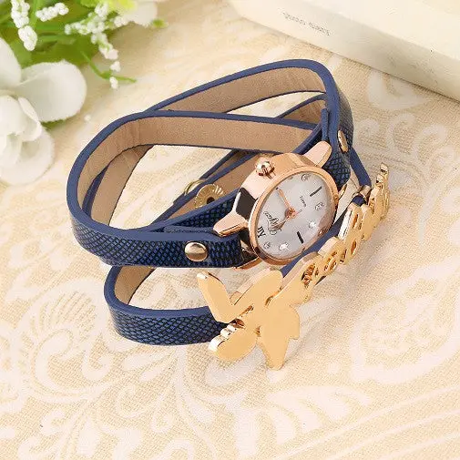 Classicbracelet Lady Quartz Wrist Watch 9 Color Optional Birthday Present 9