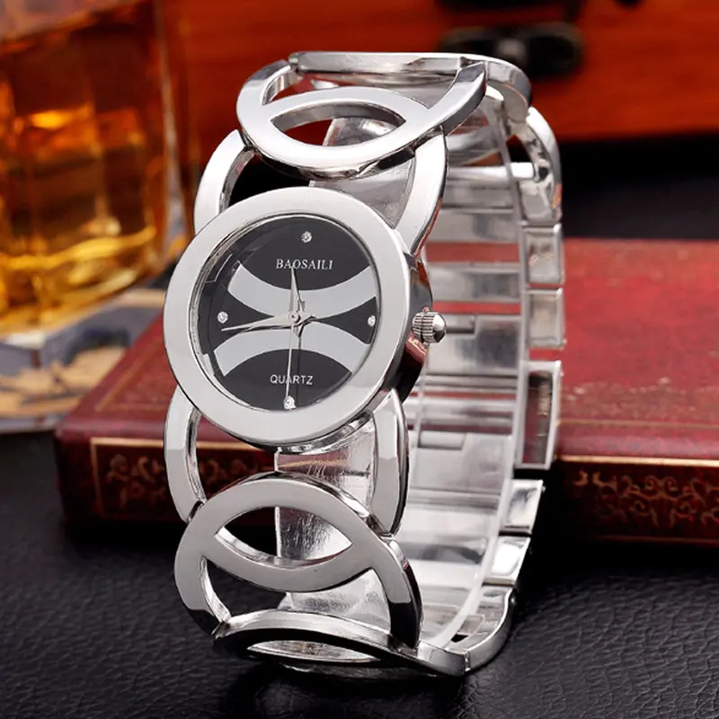 Clock Women Relogio Feminino Rings Hollow Steel Waterproof Watch Women Quartz Watch Montre Feida 1