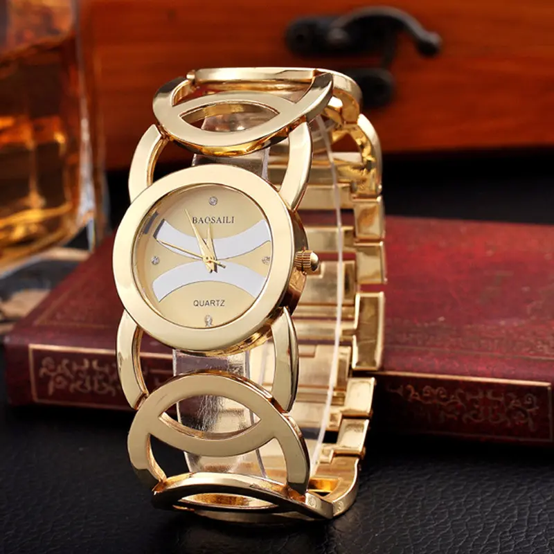 Clock Women Relogio Feminino Rings Hollow Steel Waterproof Watch Women Quartz Watch Montre Feida 2