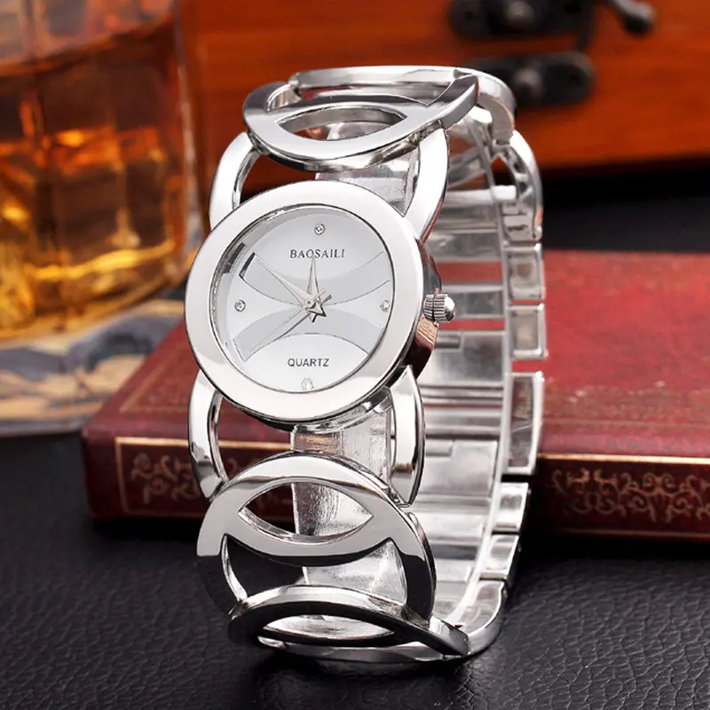 Clock Women Relogio Feminino Rings Hollow Steel Waterproof Watch Women Quartz Watch Montre Feida 3