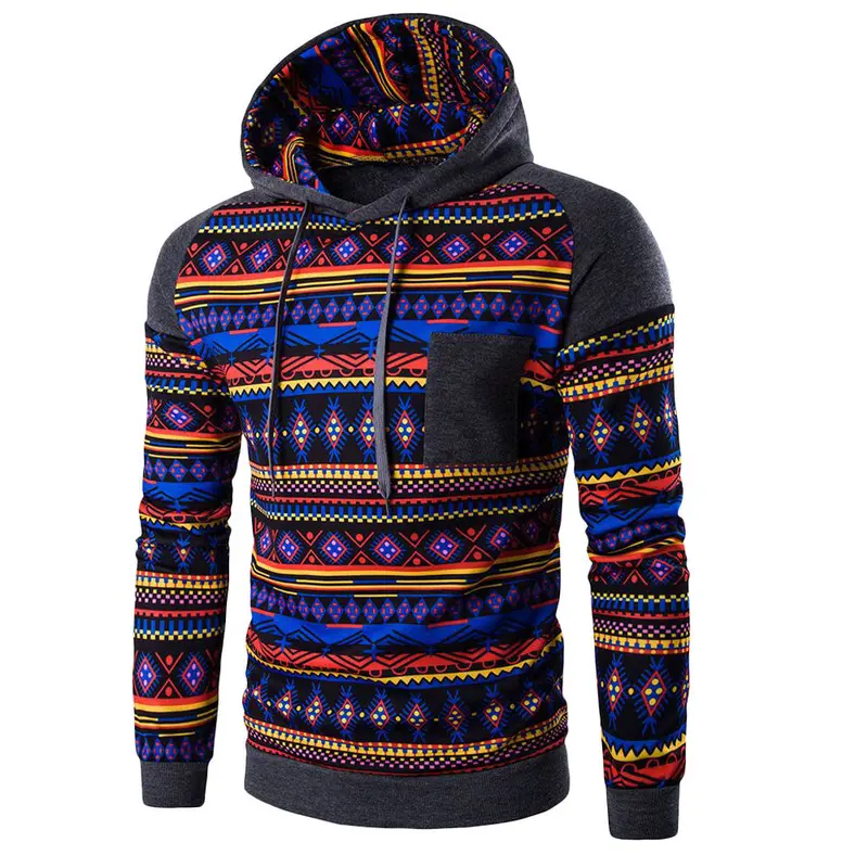 Clothing Bohemia Long Sleeve Hooded Sweatshirt Cool Man Bomber Jacket Men's Jacket Jaqueta Masculina Coat 1