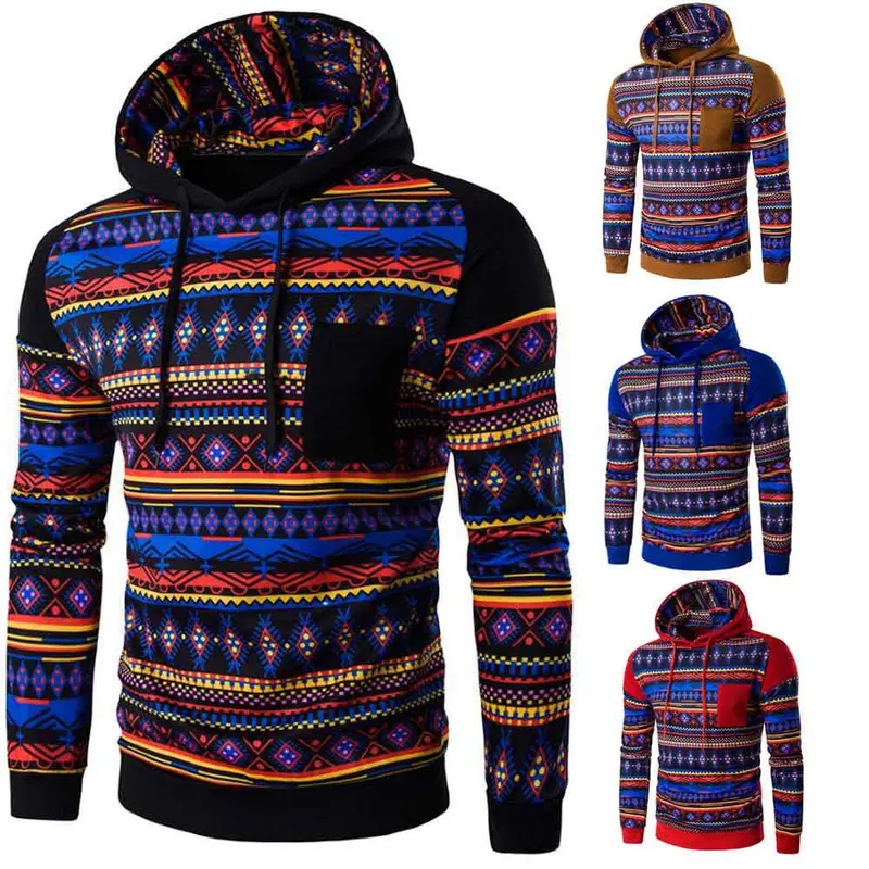Clothing Bohemia Long Sleeve Hooded Sweatshirt Cool Man Bomber Jacket Men's Jacket Jaqueta Masculina Coat 7