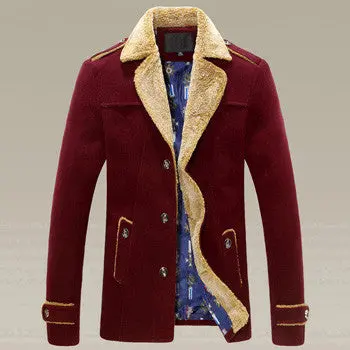 Coat Parkas Jacket Windbreaker Casual Slim Fitthickening Long Parkas Wool Coat Jacket Windbreaker 1