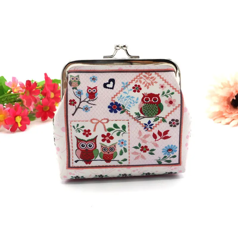 Coin Purse Womens Owl Elephant Wallet Card Holder Coin Purses Clutch Handbag Bag Bolsos Femenina 1