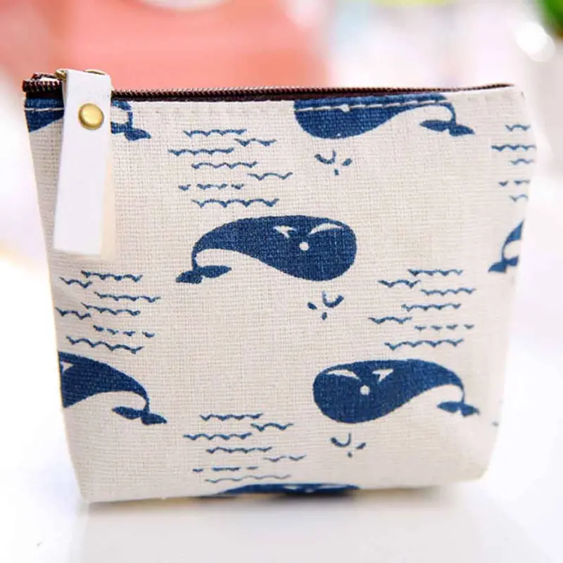 Coin Purse Zipper Pencil Case Cute Portable Key Coins Purses Mini Bags Key Ring Zipper Wallet Makeup Bag 4