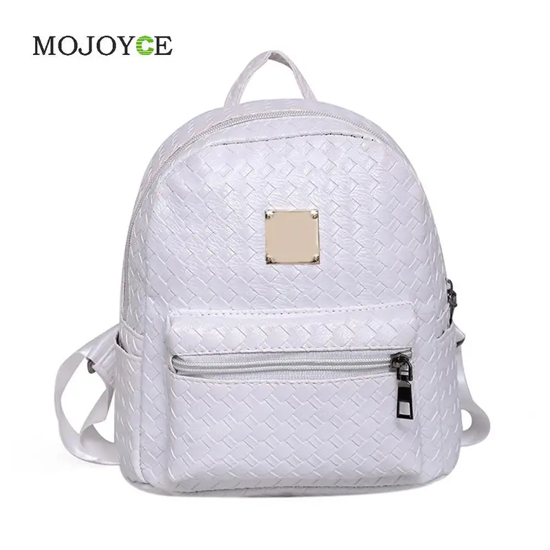College Wind Schoolbag Leather Backpack Korean Woman Bag Travel Bag Backpack Rucksack School Bag For Teenage Girls Bolsa 2