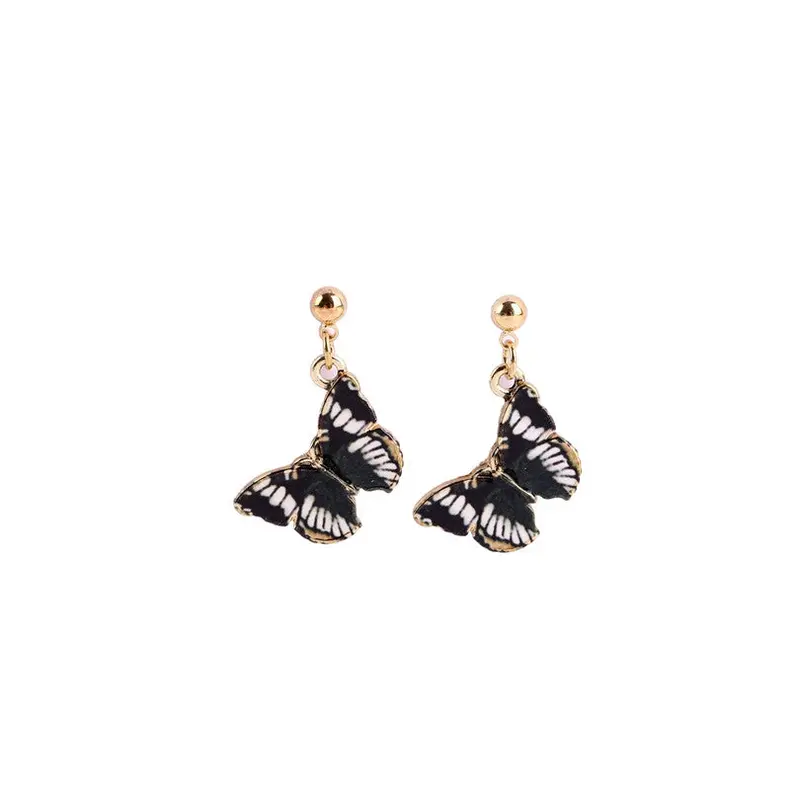 Colorful Animal Butterfly Hanging Earrings Oeh022 1