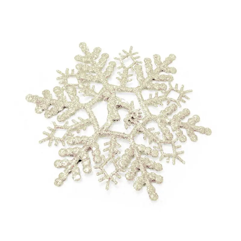 Colorful Christmas Decor Supplies Snowflakes Hanging Ornaments Gadgets 11Cm 6Pcs 74349 2