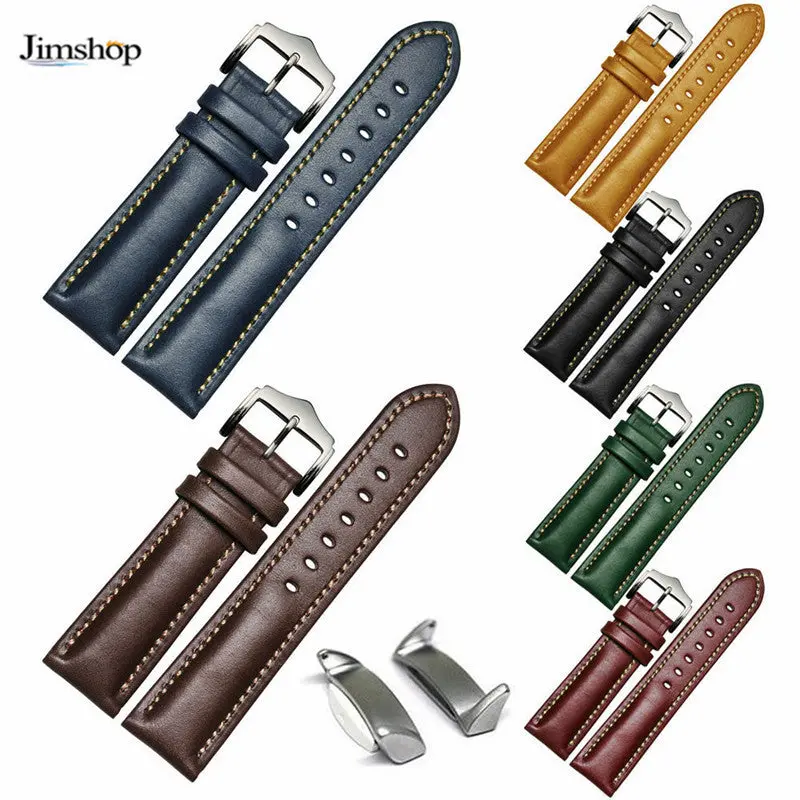 Colorful Genuine Leather Watch Band Strap + Adapters For Samsung Galaxy Gear S2 R720 Watch Accessories 1