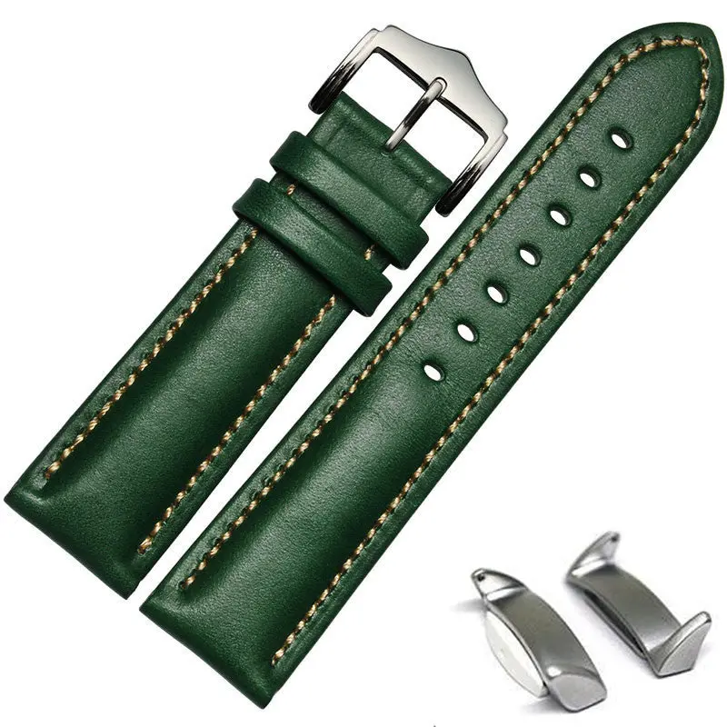Colorful Genuine Leather Watch Band Strap + Adapters For Samsung Galaxy Gear S2 R720 Watch Accessories 4