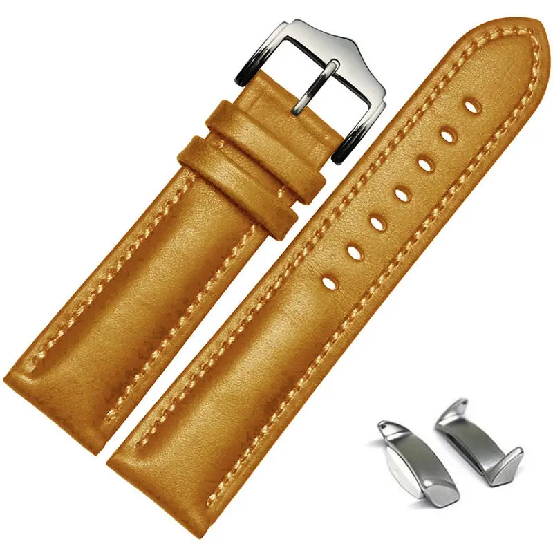 Colorful Genuine Leather Watch Band Strap + Adapters For Samsung Galaxy Gear S2 R720 Watch Accessories 5