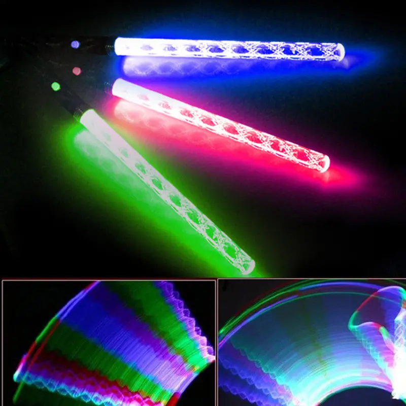 Colorful Led W Magic Color Changing Flashlight Torch Party Concert Glow Light Stick Led Flashing 1