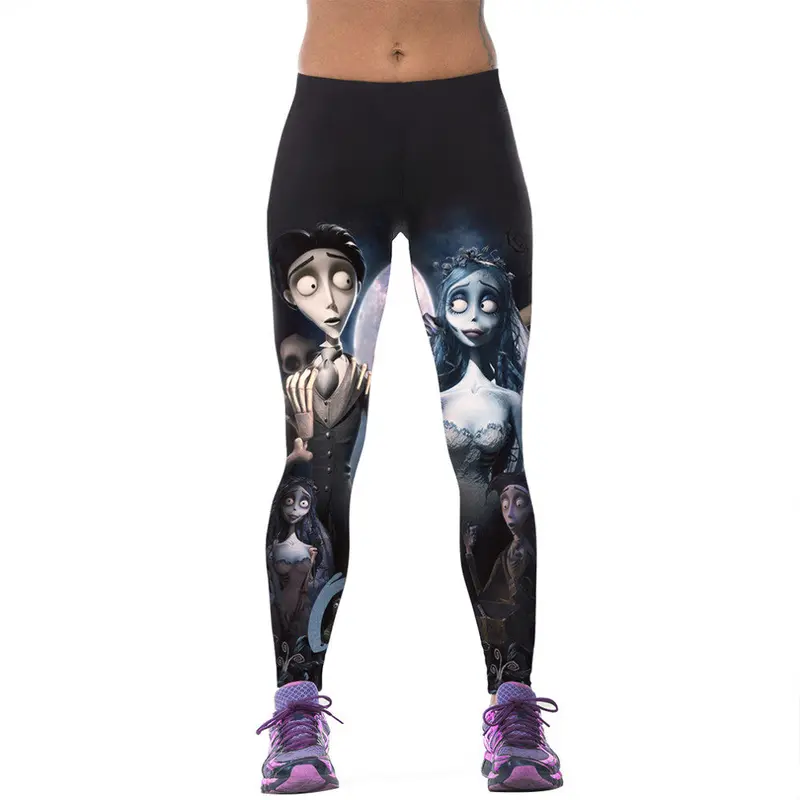 Colorful Sexy Universe Galaxy Digital Printed Skinny Leggings Stretchy Pantsfitness Pants 1