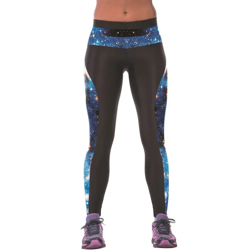 Colorful Sexy Universe Galaxy Digital Printed Skinny Leggings Stretchy Pantsfitness Pants 3