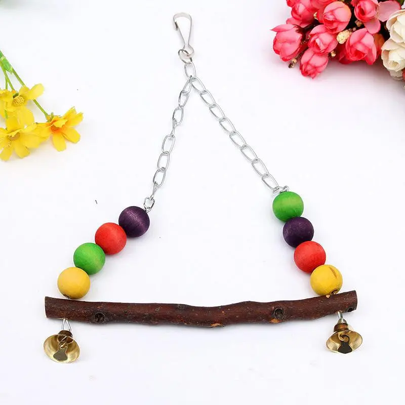 Colorful Unique Parrot Swing Toy Bird Cage For Parakeet Cockatiel 71949 1