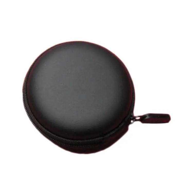 Colourful Eva Portable Mini Round Hard Storage Case Bag For Cards Zipper Holder 1