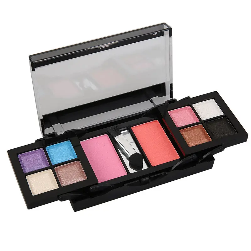 Comesticmakeup 8 Colors Eyeshadow Palette With Blush Palette Long Lasting Beauty Make Up Look 1