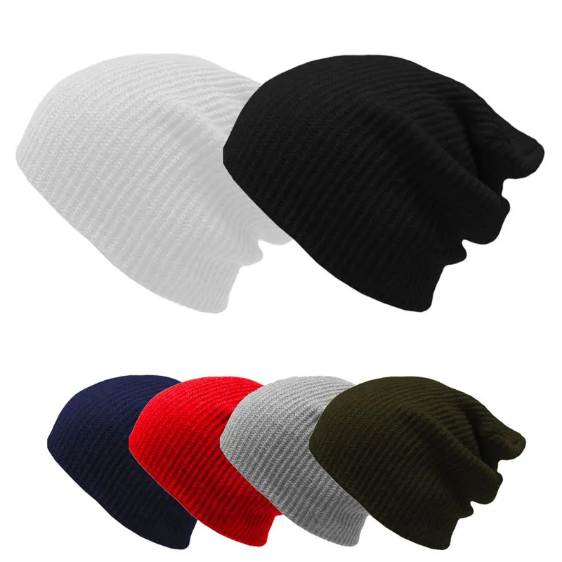 Comfortable Very Popular Knit Men Women Baggy Beanie Hat Slouchy Chic Cap Skull 1