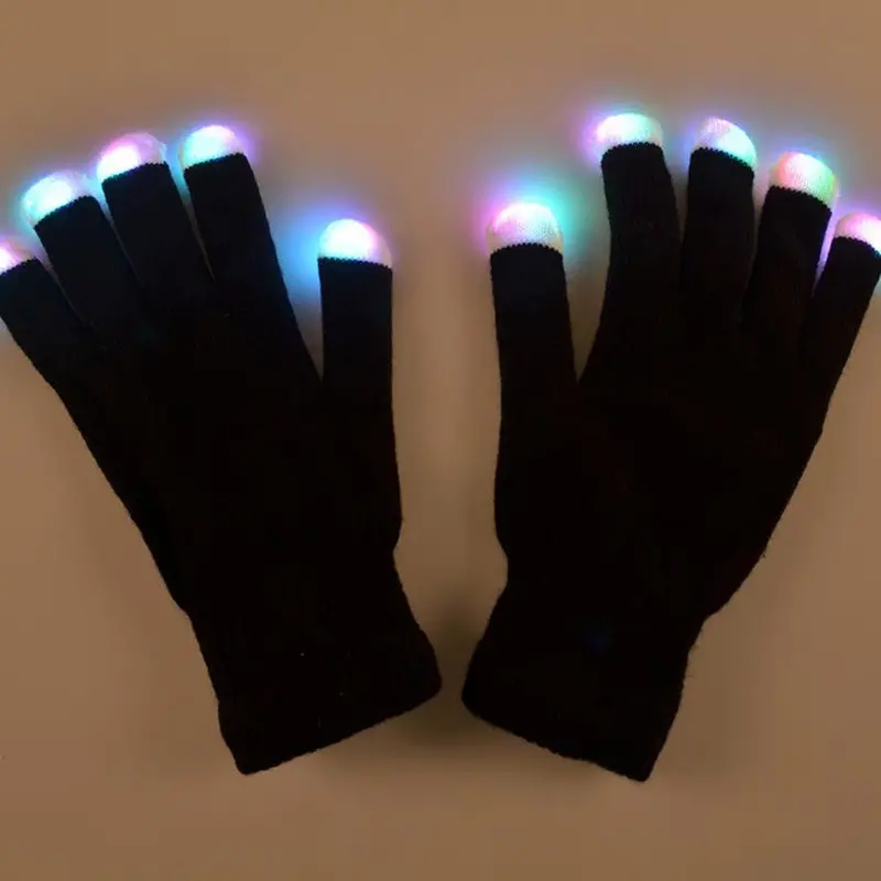 Coming Led Gloves Party Light Show Gloves- 6 Light Flashing Modes Lightshow Dancing Gloves 1