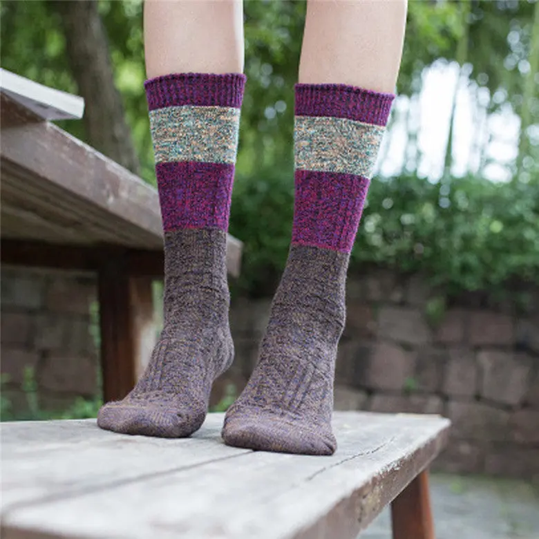 Compression Stockings Women Girl Cotton Boot Cuffs Leg Warm Stockings 5 Colors Fast Shipping Feida 2