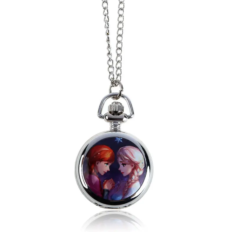Concise Round Watch Fashion Leisure Necklace Pocket Watch For Children Best Gift Pocket Watch 3