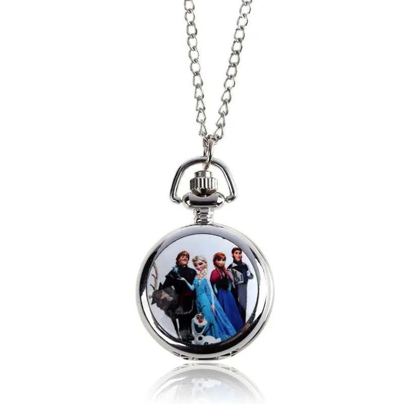 Concise Round Watch Fashion Leisure Necklace Pocket Watch For Children Best Gift Pocket Watch 4