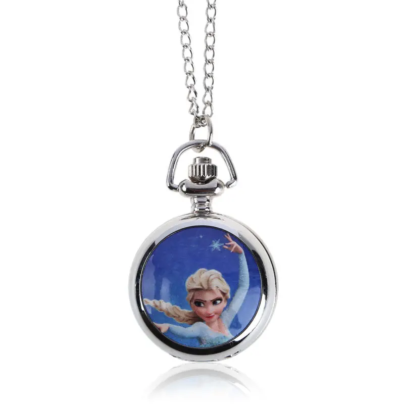 Concise Round Watch Fashion Leisure Necklace Pocket Watch For Children Best Gift Pocket Watch 5