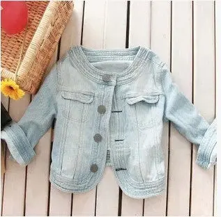 Cool Crew Meck Denim Outerwear Vintage Jeans Wear Women Short Style Denim Jackets S-Xl Mc-845 2