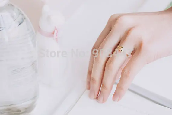 Copper Alloy Classic Convex Heart Rings,Love Heart Ring R219 3