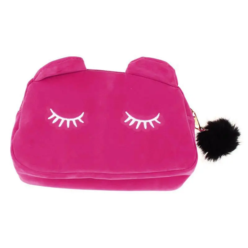Cosmetic Makeup Cartoon Cat Storage Bags Pen Pencil Pouch Cases 1
