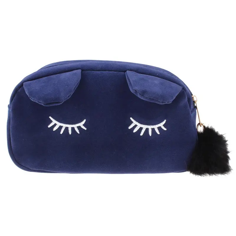 Cosmetic Makeup Cartoon Cat Storage Bags Pen Pencil Pouch Cases 3