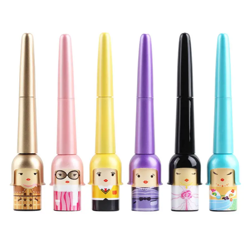 Cosmetic Waterproof Liquid Eyeliner Pen Makeup In Cute Dool Bottlebeauty Care Eye Liner 1