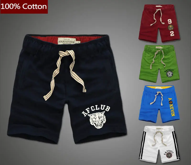 Cotton Beach Shorts For Man Swimmer Short Pants Men Casual Sporting Short Trousers Jms 19