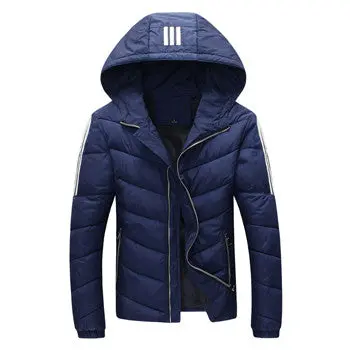 Cotton Coat Jacket Down Coat Casual Slim Fitthickening Cotton Down Coat Jacket Parkas Trench Coat 1
