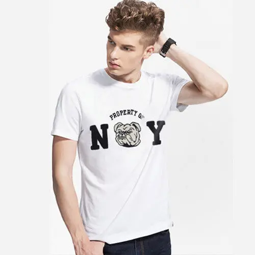 Cotton Men's Short T Shirts Famous Man Tops Embroider Casual Tees For T-Shirt 18