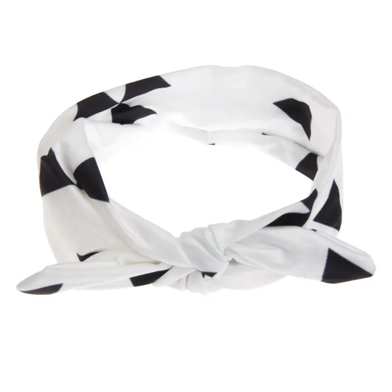 Cotton Rabbit Ears Baby Headb Girls Bow Head Wraps Hair Bs Turban Knot Baby Headb Kids Hair Accessories 1