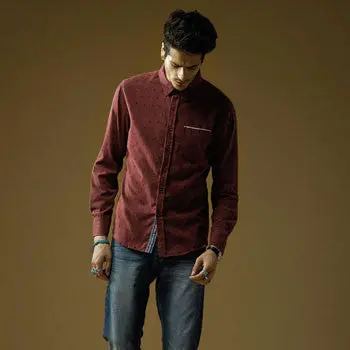 Cotton Shirts Camisas Hombre Camisa Masculino Casual Slim Fit Large Size Long Sleeved Shirts Outwear 1