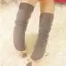 Cotton Women Knit Over Knee Thigh Stockings Bas Sexy Spiral Pattern High Long Stocking Fast Shipping Feida 5