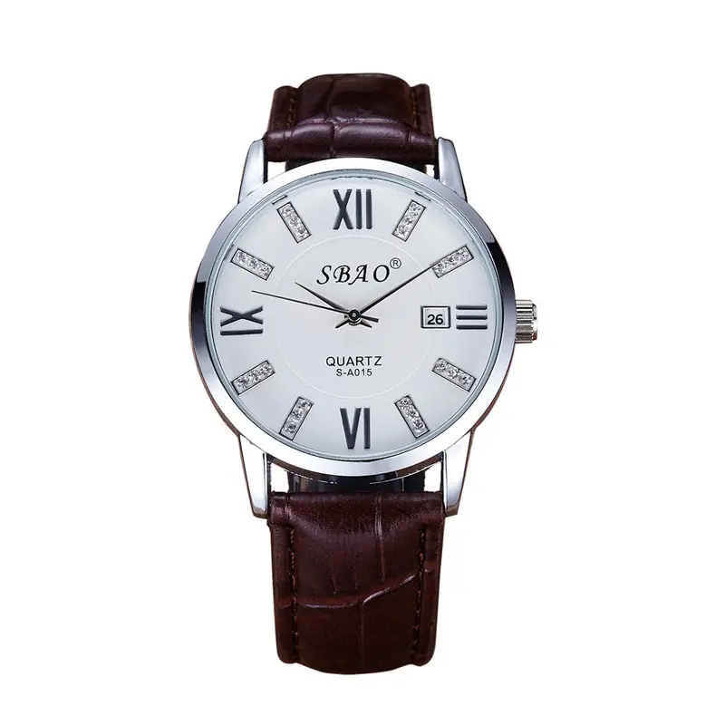 Couple Watch Auto Date Quartz Movement Leather Straps Wristwatches Mens Watches Top Luxury Relogio Feminino Feida 2