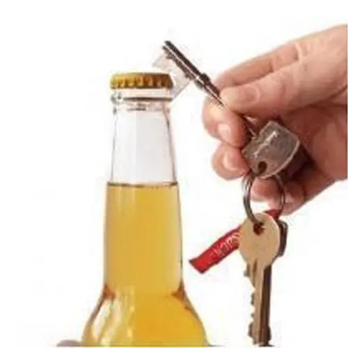 Creative Design Kitchen Bar Bottle Opener Key Ring Keyring Chain Metal Bar Tool 3327 1