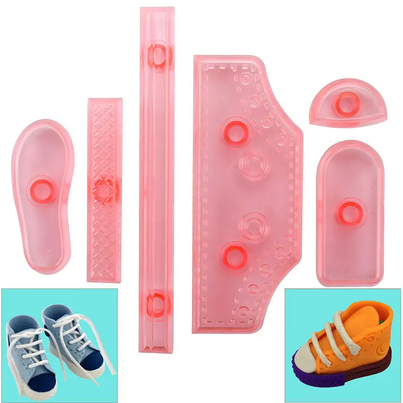Creative Kitchen Diy Cake Tools Shoe Shape Decorating Diy Tool Fondant Cake Baby Sneaker Mold 83945 1