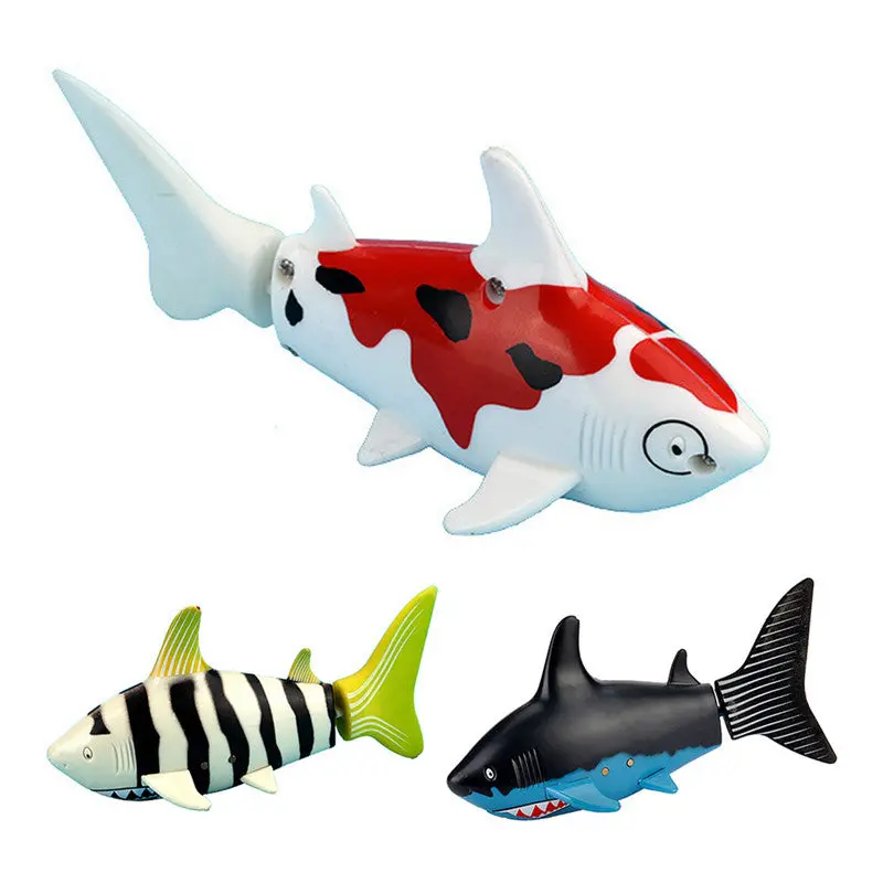 Creative Radio Remote Control Shark Water Toy Fish Coke Can Rc Toys For Kids 1