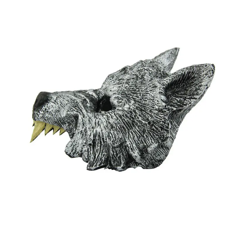 Creepy Wolf Latex Head Mask Winnter Party Cosplay Animal Masks Halloween Party Fancy Funny Ball Mask 2