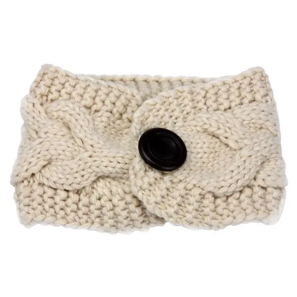 Crochet Knitted Headb Flower Girls Head Wraps Knit Women Ear Warmer Headwrap Headb Headwear For Hair Accessories 1