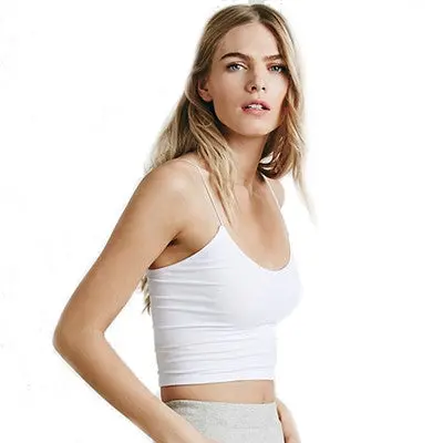 Cropped Top Sexy Women Sports Bra Stretch Tank Top Clothing For Women Crop Tops Fitness Sportswear Vest 5