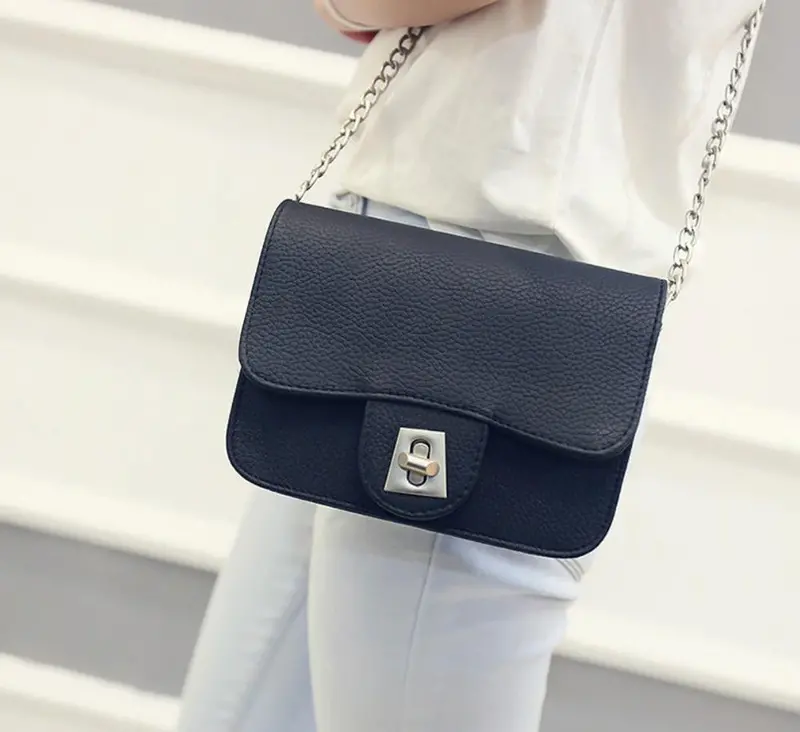 Crossbody Bags For Women Simple Leisure Chain Weave Shoulder Messenger Bag Bolsos Femenina 1