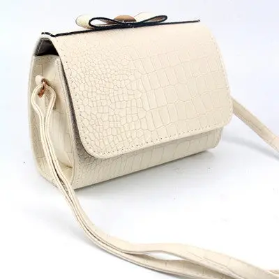 Crossbody Bags Handbags Women Famous Croco Bow Pu Leather Shoulder Bag Tote Ladies Purse Bolsos Femenina 1